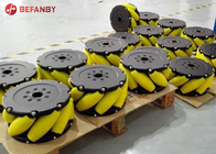 Omnidirectional Industrial 100 Mm Mecanum Wheels For AGV