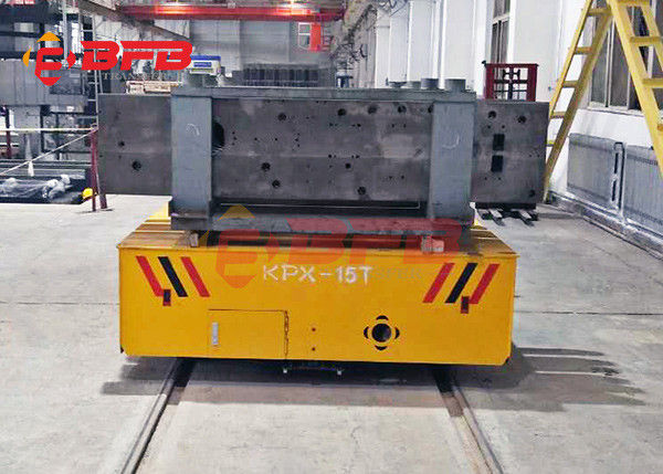 El poder de batería del Plc 50ton motorizó los vehículos ferroviarios para la planta de moldeo