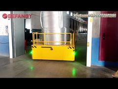 Carro de transferencia sin rieles personalizado de 10 toneladas, carros de transferencia inteligentes con uso en fábrica