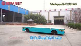 Carro de transferencia sin rieles de 5 toneladas de capacidad, carro de transferencia inteligente para fábrica de acero
