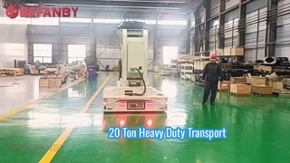 Carro de transferencia AGV con certificación CE, vehículo guiado automático sin rieles estable