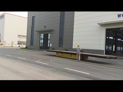 Carro de transferencia de placas de acero eléctricas, carruaje de baterías sin pista flexible