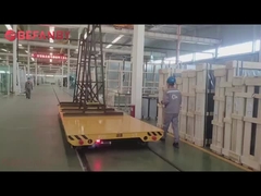 30T Carro de transporte de trenes de capacidad pesada, ruedas de acero fundido Carro de transporte de baterías