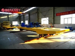 Camión de transporte de camiones personalizado, carretillas de transporte eléctrico de bobinas de cable