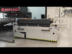 Dos juegos de ruedas personalizadas, carro de transferencia sin pista, remoto de batería de transferencia de carretillas.