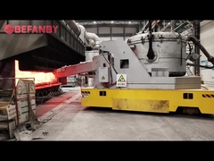 Carro de transferencia sin rieles de 10T personalizado, dispositivo de elevación para carro de transferencia de acerías