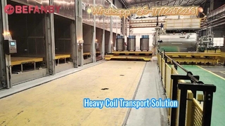 Vehículo de transferencia ferroviaria personalizado, carro de transferencia de batería con control remoto 2.5T