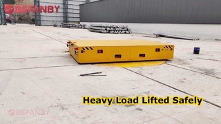 Carro de transferencia de plataforma giratoria de riel personalizado, dos carros de transferencia se coordinan y acoplan entre sí