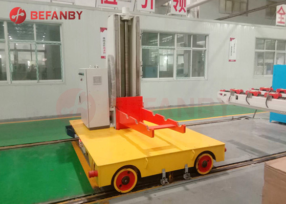Self Propel Hand Pendent Q235 50T Rail Transfer Cart