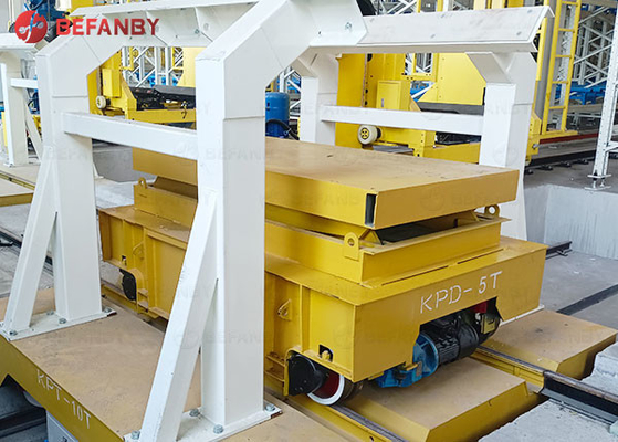 Steerable Elelctrical Rail Transfer Trolley