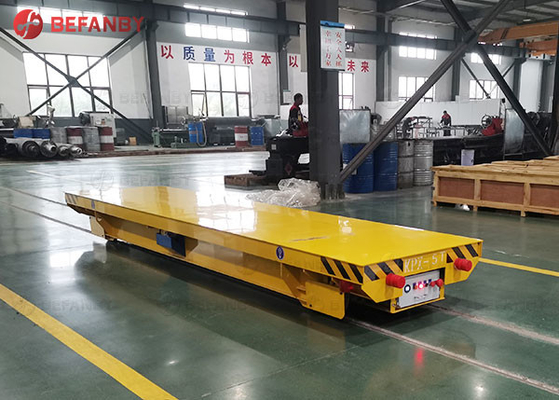 1-500 Ton Heavy Machinery Rail Transfer Cart With Audible Warning Device