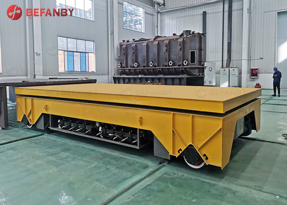 1-500 Ton Heavy Machinery Rail Transfer Cart With Audible Warning Device