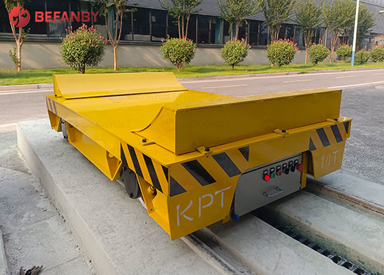 Four Wheels Electric Transfer Cart For Light Industry 1 - 300T Load Capacity