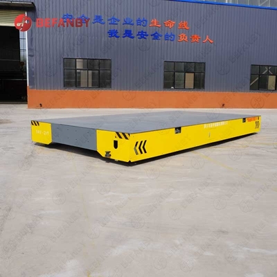 18T Steerable PU Wheels Trackless Transfer Cart