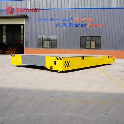 18T Steerable PU Wheels Trackless Transfer Cart