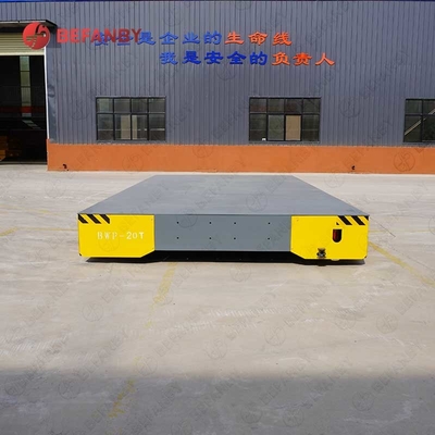 18T Steerable PU Wheels Trackless Transfer Cart