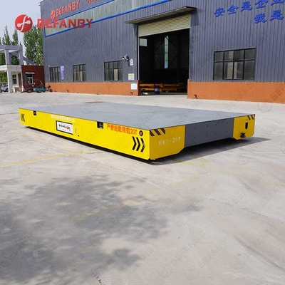 18T Steerable PU Wheels Trackless Transfer Cart