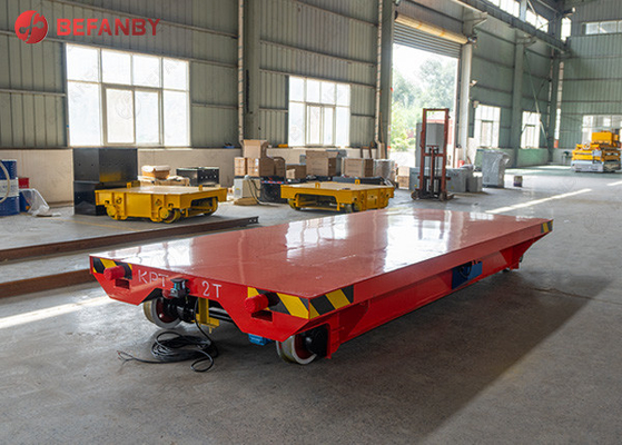 Large Duty Electrical Pipe Factory Railway Transfer Carts