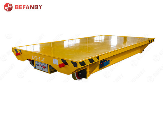 Steel Cast Wheel Battery Track Transport Trolley