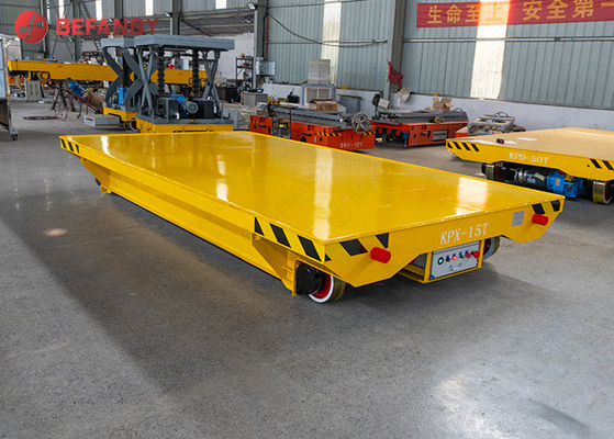 Steel Cast Wheel Battery Track Transport Trolley