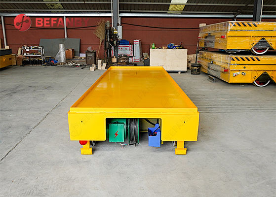 Simple Structure Limit Switch Cable Drum Railway Transfer Cart