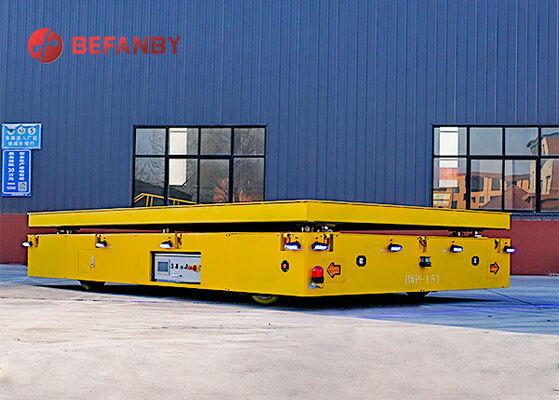 Professional 15T Load Capacity Hydraulic Lift Transfer Cart with Wireless Remote Control and Hydraulic Lifting System