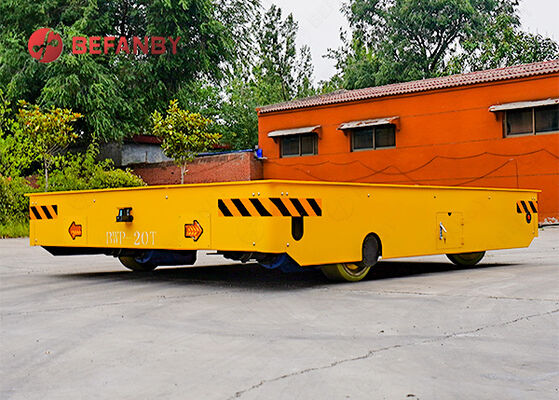 20 Ton Capacity Trackless Transfer Cart With PU Wheels