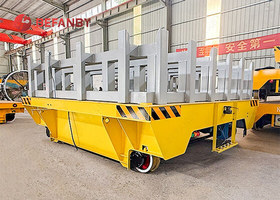 Capacity 8T Mobile Reel Rail Transfer Cart With Support Frame