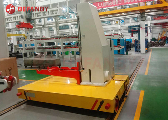Self Propel Hand Pendent Q235 50T Rail Transfer Cart