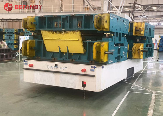 Electric Long Service Life Motorized 80t Transfer Cart