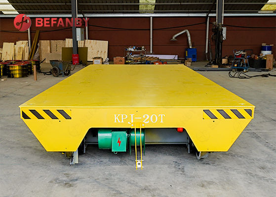 Carro de transferencia ferroviario con tambor de cable para planta industrial ligera de 20 toneladas