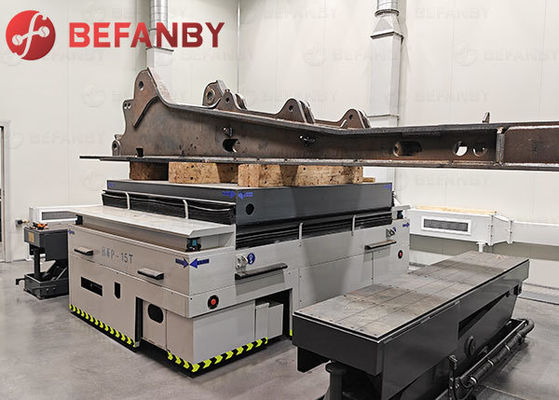 Tracción de doble rueda con dispositivo de elevación para vehículo de transferencia sin rieles en fábrica