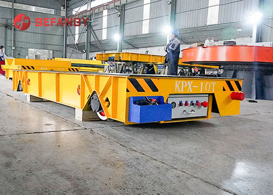 Anti Heat Factory Transfer Cart Cylinder 1 - 300 Load Capacity Move On Rails