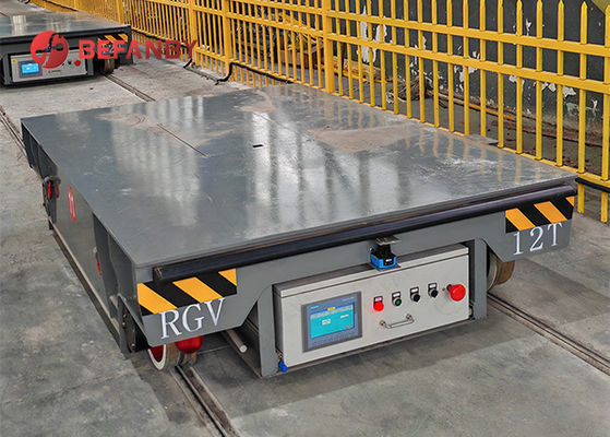 12 toneladas con caja eléctrica inteligente RGV carro de transferencia de robot