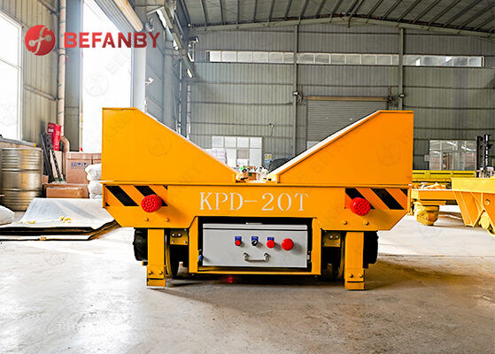 Sale Service Provided Factory Use Rail Transfer Cart With V Frame Device