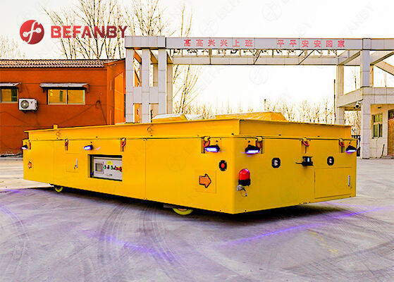 Apoyo personalizado Trolley de transferencia sin pista para la fábrica de acero