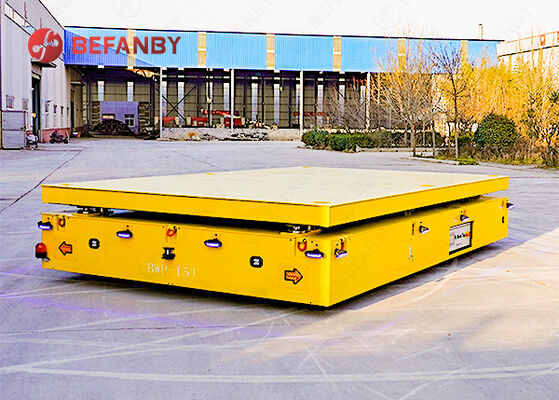Carro de transferencia de carga hidráulica profesional de 15T con control remoto inalámbrico y sistema de elevación hidráulica