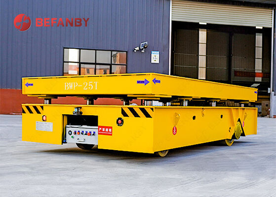 Carro de transferencia sin rieles para planta de moldes profesional con elevación hidráulica