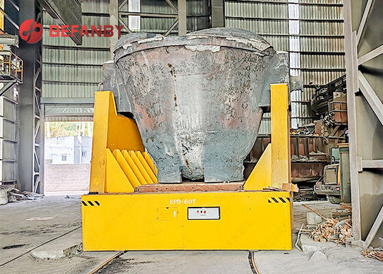 Carro de transferencia de cuchara de 60 toneladas para fábrica de cucharas de acero grandes