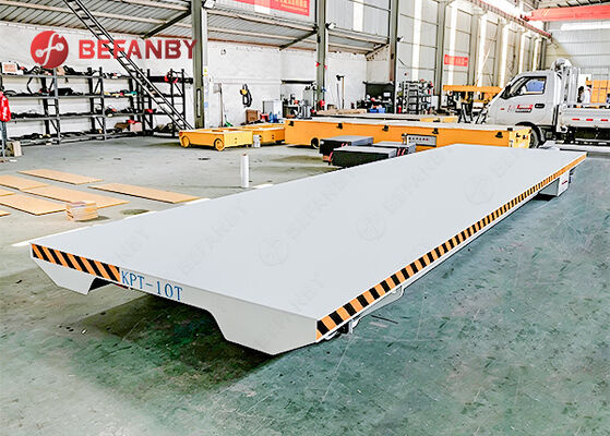 Carritos de transporte de trenes con carretillas móviles de mesa extendida de 10T