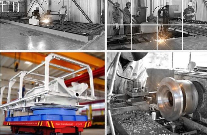 La fábrica de acero aplica la carretilla de la cama del transporte de la metalurgia en ferrocarril