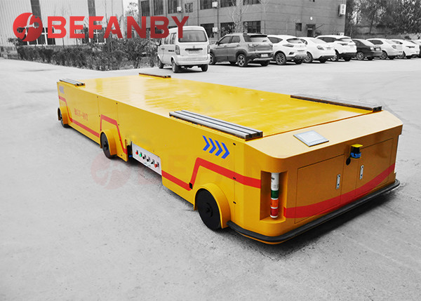Carro dirigido automático del carril del poder de batería de litio del vehículo de RGV 5 toneladas