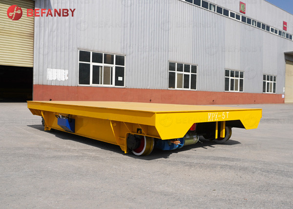 La batería de la fábrica del billete motorizó la carretilla de la transferencia del carril 100 toneladas