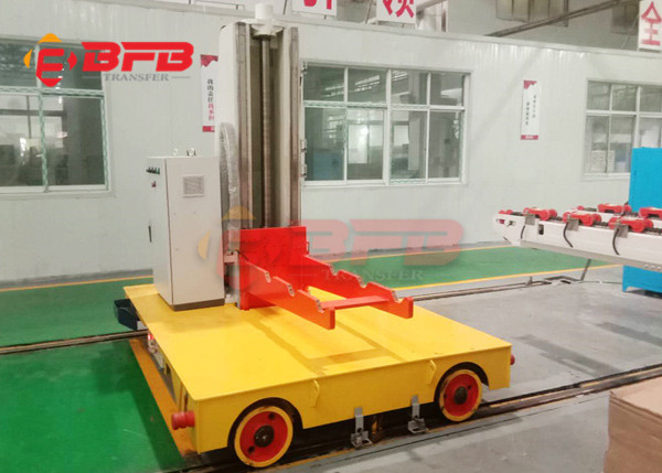 El poder de encargo del carril de la fabricación motorizó la carretilla 50 Ton Equipment Handling de la plataforma