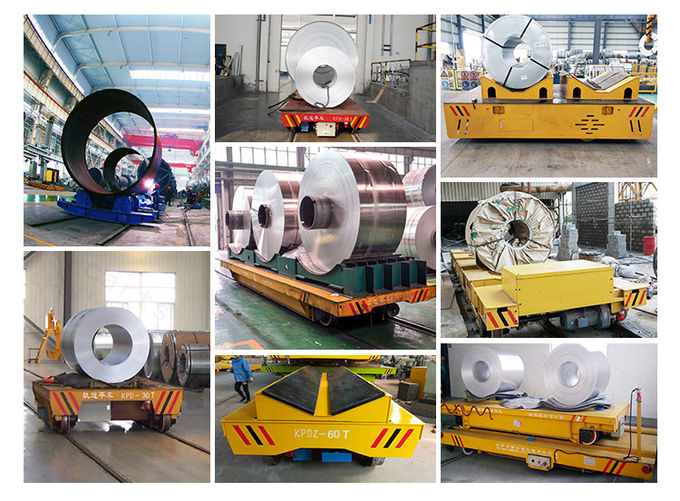 Carro eléctrico de la transferencia de la plataforma de China para el carril 15 Ton Aluminium Coils Handling